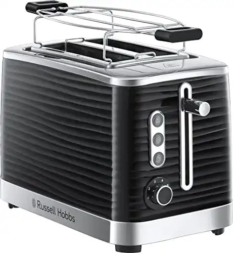 Russell Hobbs Toaster für 2 Scheiben Inspire mit Brötchenaufsatz