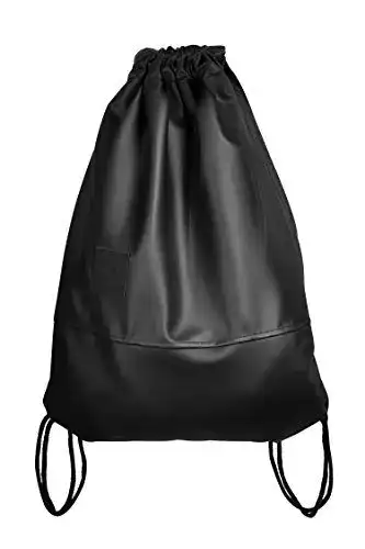 Turnbeutel Manufaktur13 Black Out Sports Bag aus Kunstleder