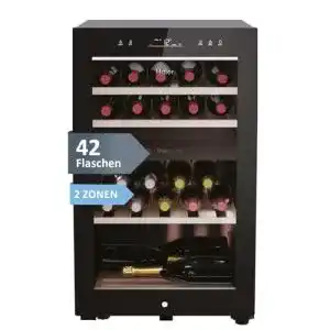 Weinkühlschrank 2 Zonen von Haier kleiner Weinklimaschrank 50 Serie 7