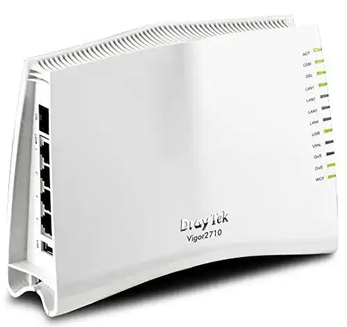 DrayTek Vigor 2710 DSL-Router mit 4 Ports für stabile Internetverbindungen