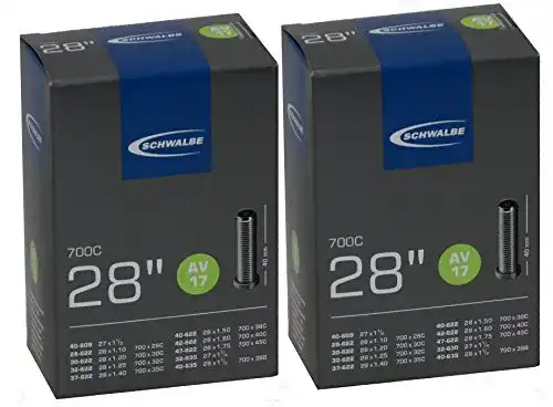 Fahrradschlauch 28 Zoll Schwalbe AV17 Unisex-Adult