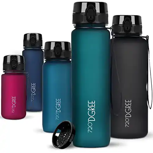 Trinkflasche BPA-frei 720°DGREE 1 Liter für Sport und Outdoor
