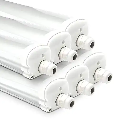 LED-Leuchtstofflampe 120 cm Komplettset von Hoftronic im 6er Pack