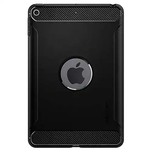 iPad Mini 5 Hülle Spigen Rugged Armour Schwarz für 2019
