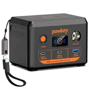 Laptop Powerbank Powkey Tragbare Powerstation 30000mAh