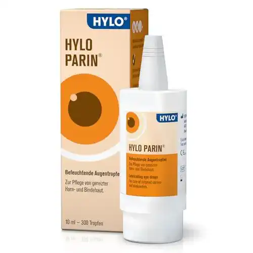 Hyaluron-Augentropfen Hylo Parin für trockene Augen mit Heparin