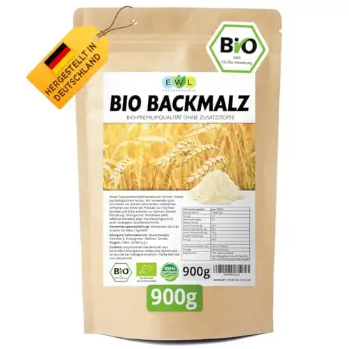Backmalz EWL Naturprodukte Bio Malz aus 100% deutscher Gerste