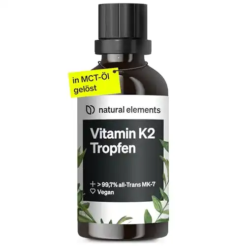 Abnehmtropfen Vitamin K2 MK-7 200µg für gesunde Knochen
