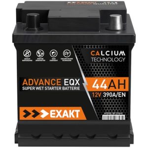 Autobatterie 44Ah 12V Starterbatterie für PKW und KFZ