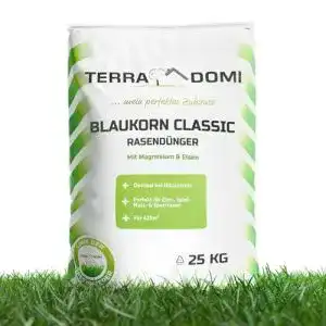 Blaukorn Classic Volldünger von Terra Domi für gesunden Rasen