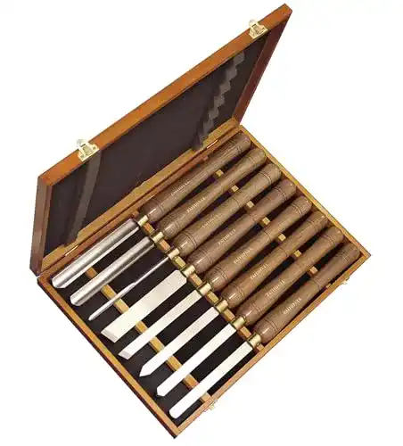 Drechseleisen Faithfull HSS Drehmeißel Holz Set 8-teilig