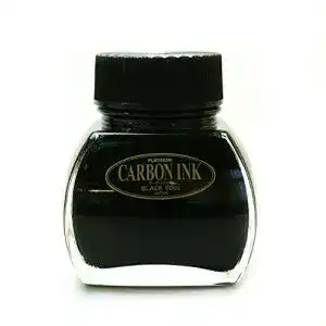 Platinum Kohle-Tintenflasche 60 ml in Schwarz