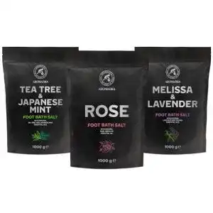 Fußbadesalz AROMATIKA Set mit Melisse und Lavendel
