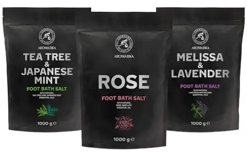 Fußbadesalz AROMATIKA Set mit Melisse und Lavendel