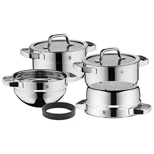 WMF Compact Cuisine Topfset Induktion 4-teilig mit Glasdeckel