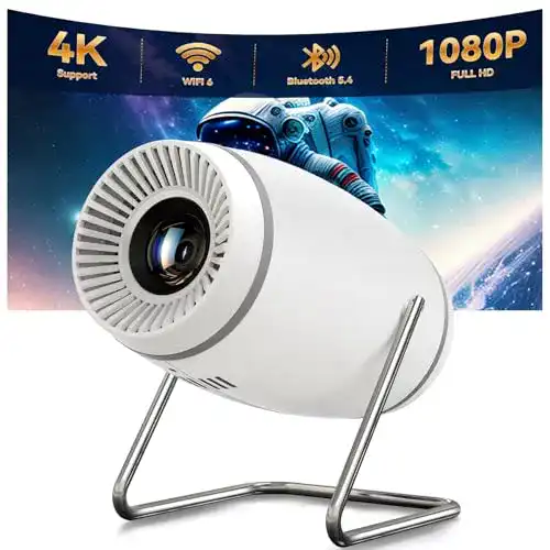 WiFi Mini Beamer Doingdo 4K Projektor mit Bluetooth und Smart Funktionen