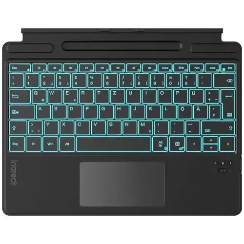Inateck Tastatur für Microsoft Surface Pro 9, kompatibel mit Pro 11/10/8/X