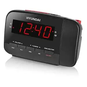 Hyundai Radiowecker HYURAC481R mit Zeitprojektion und Snooze-Funktion