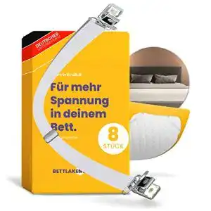 Bettlakenspanner Haveable verstellbar – 8 Stück