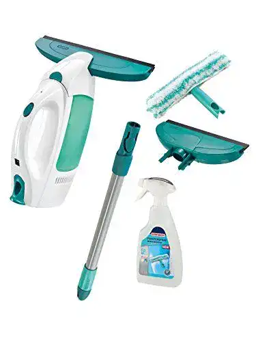 Fenstersauger Set Leifheit Dry and Clean mit Stiel und Einwascher
