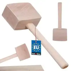 Holzhammer Kotarbau Schreinerklüpfel aus Buchenholz für Holzarbeiten