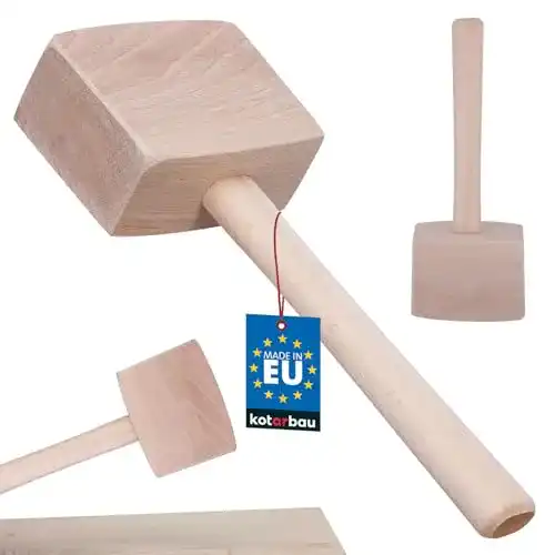 Holzhammer Kotarbau Schreinerklüpfel aus Buchenholz für Holzarbeiten