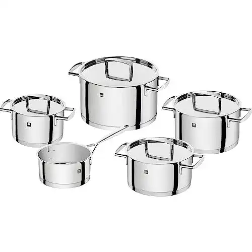 Zwilling Passion Kochtopf-Set, 5-teilig mit 4 Deckeln