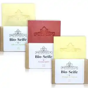 Duschseife Naturavella Holistic Health Dr. Elisabeth, 3 x Bio