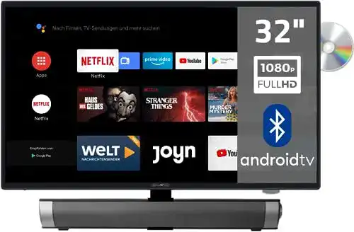 Camping Fernseher Reflexion TV LDDW32iSB+ mit Smart TV und DVD-Funktion