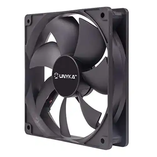 120 mm Computerlüfter Unykach 51800 in Schwarz