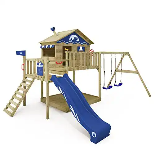Spielturm Wickey Klettergerüst Smart Coast mit Schaukel und Rutsche