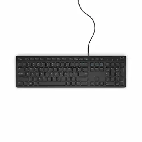 Dell KB216 USB Tastatur mit russischem Layout in Schwarz