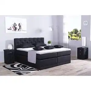 Boxspringbett AUKONA Helena 180×200 mit Taschenfederkern-Matratze