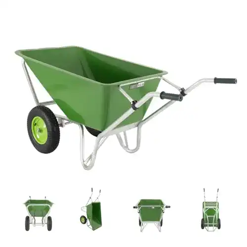 Trutzholm Profi-Schubkarre 220 Liter, 300 kg Tragfähigkeit, 2-Rad
