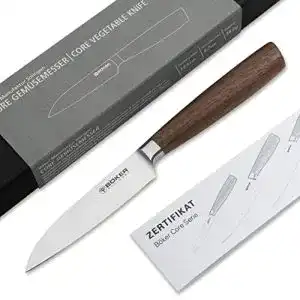 Böker Solingen Core Profi Gemüsemesser mit Holzgriff und Edelstahl-Klinge