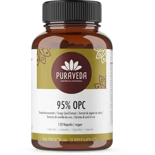 Puraveda Traubenkernextrakt Kapseln 400mg hochdosiert