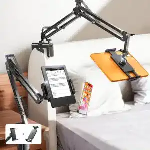 Tablet Halterung für Bett Lisen Flexibel einstellbare Halterung für Tablets und Smartphones
