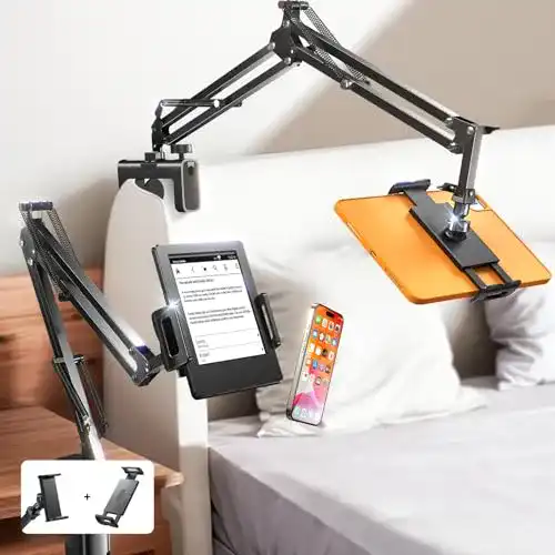 Tablet Halterung für Bett Lisen Flexibel einstellbare Halterung für Tablets und Smartphones