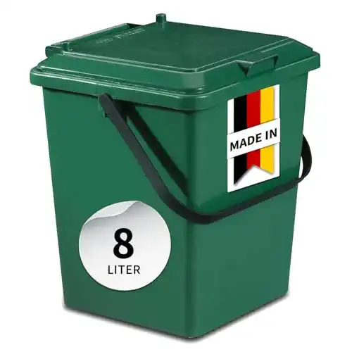 Biomülleimer Garantia Bio-Eimer 8 Liter in grün