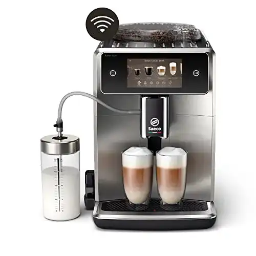 Kaffeevollautomat mit Milchschlauch von Philips Saeco