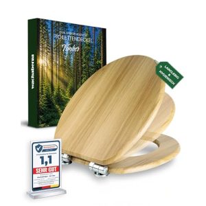 WC-Sitz aus Holz mit Absenkautomatik von Wachaberga