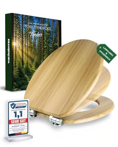 WC-Sitz aus Holz mit Absenkautomatik von Wachaberga