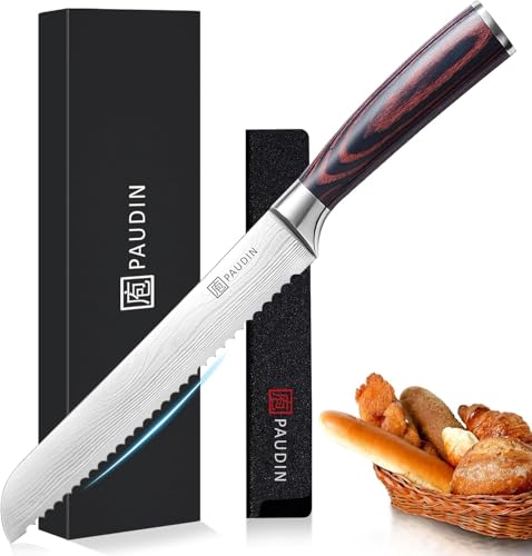Brotmesser PAUDIN mit Wellenschliff, 20 cm Klinge