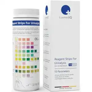 Ketonetest LuxmedIQ 100 Teststreifen für Urinalysis mit 10 Parametern