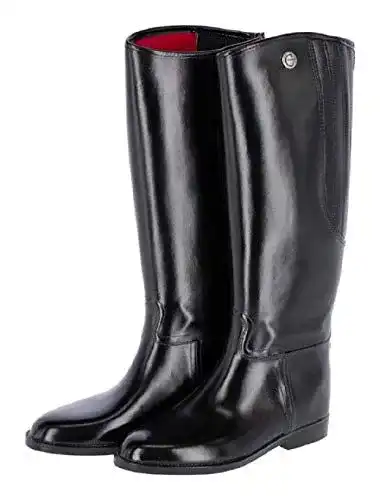 Reitstiefel Kerbl Damen Flexo aus PVC-Gummi in Schwarz, Größe 42