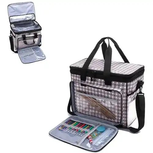 Stricktasche Teamoy für Wolle und Zubehör im Transport
