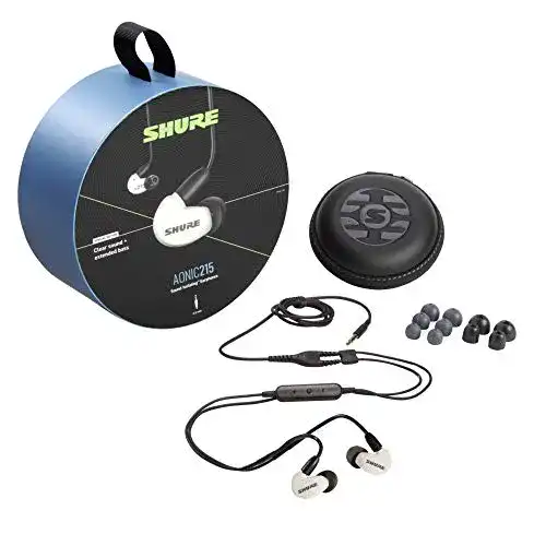 Shure AONIC 215 kabelgebundene In-Ear Ohrhörer mit Sound Isolation