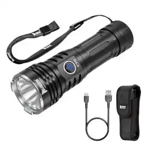 Wuben T70 Taschenlampe LED aufladbar mit 4200 Lumen und IP68 Schutz