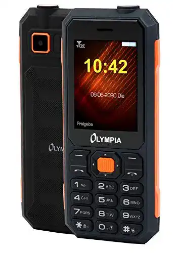 Olympia Active Seniorenhandy mit IP67 Schutz und Bluetooth