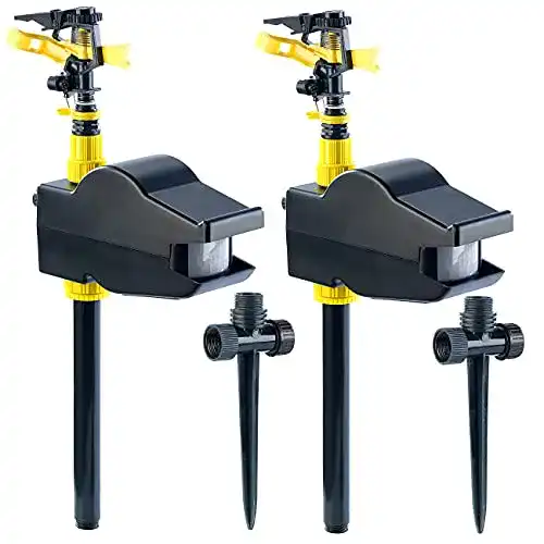 Wasserstrahl-Tiervertreiber Exbuster im 2er Pack mit Bewegungsmelder